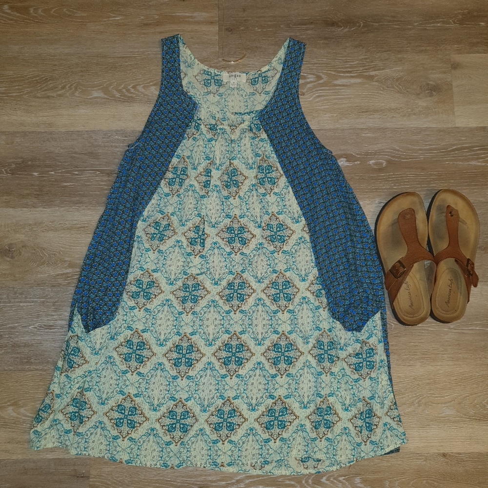 Umgee Floral Dress With Pockets